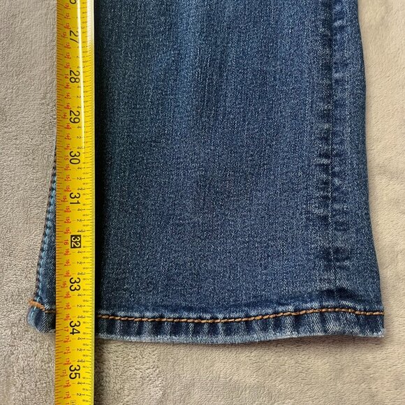 Rock & Roll Denim Embroidered Rival Low Rise Western Bootcut Jeans - Picture 11 of 16